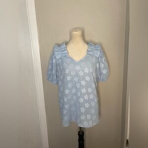 Entro Blue Blouse